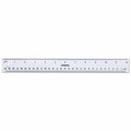 Universal Office Products 12 in. Acrylic Plastic Ruler, Clear 59022